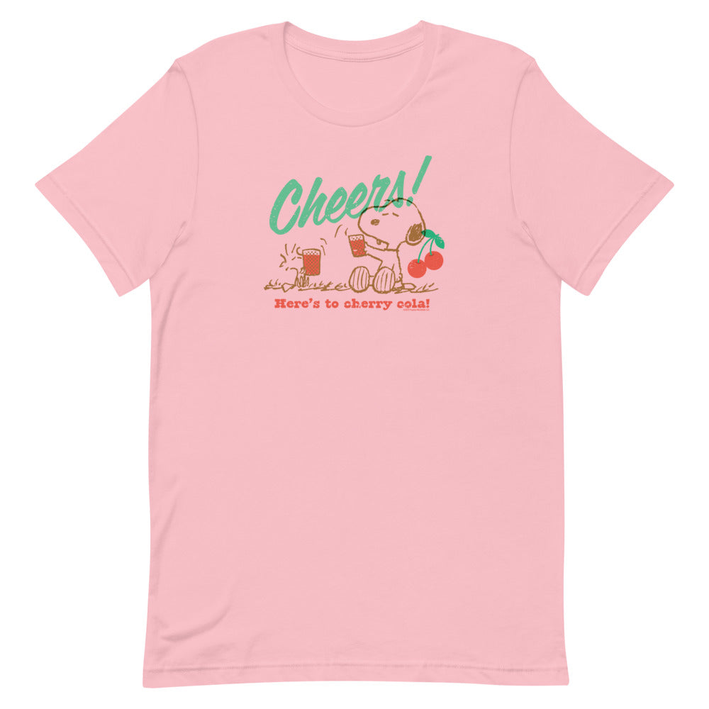 Peanuts Cheers T-Shirt Pink