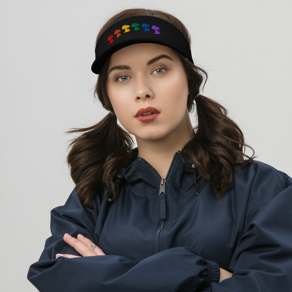 Peanuts Snoopy Rainbow Embroidered Visor