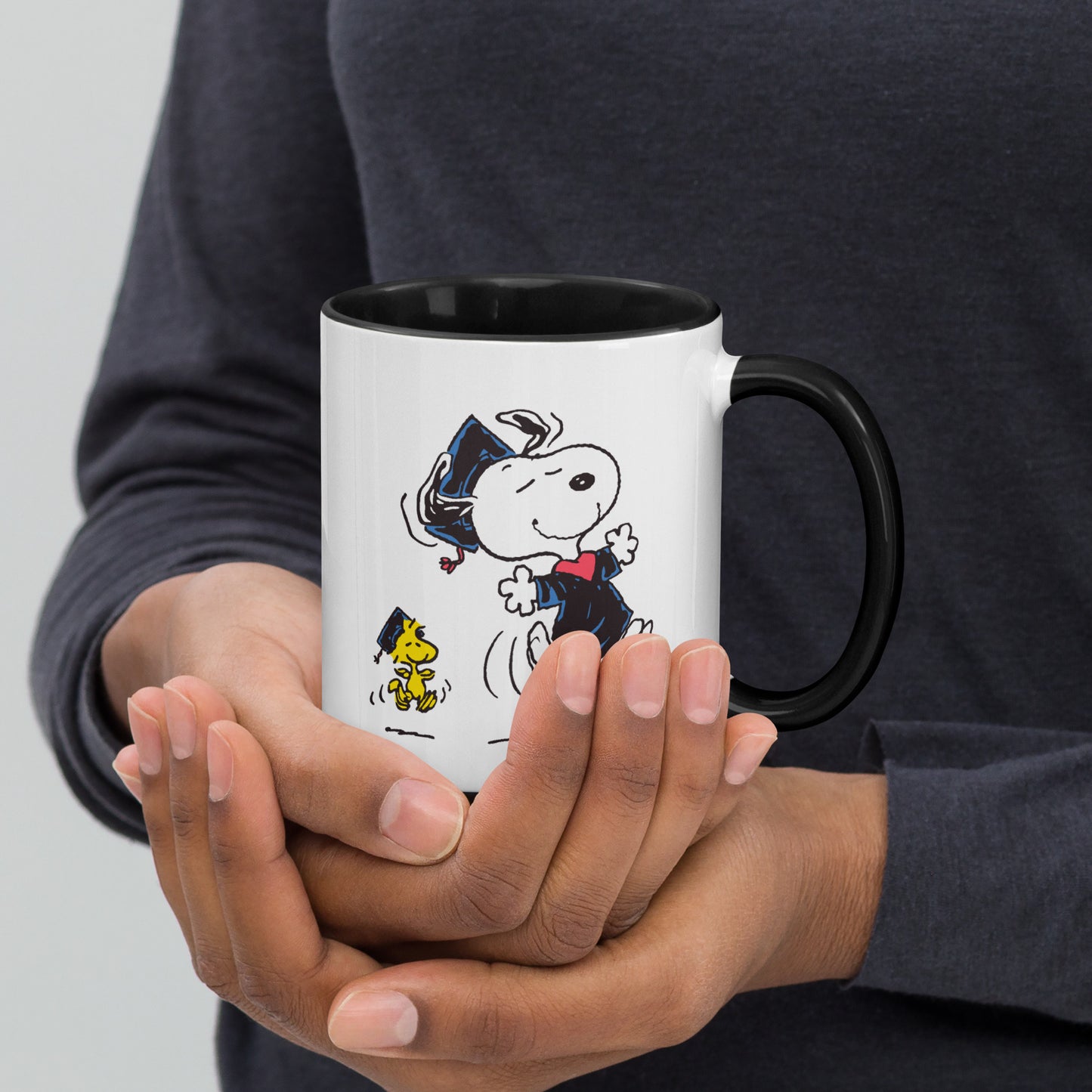 Peanuts Personalized Graduation Two-Tone Mug
