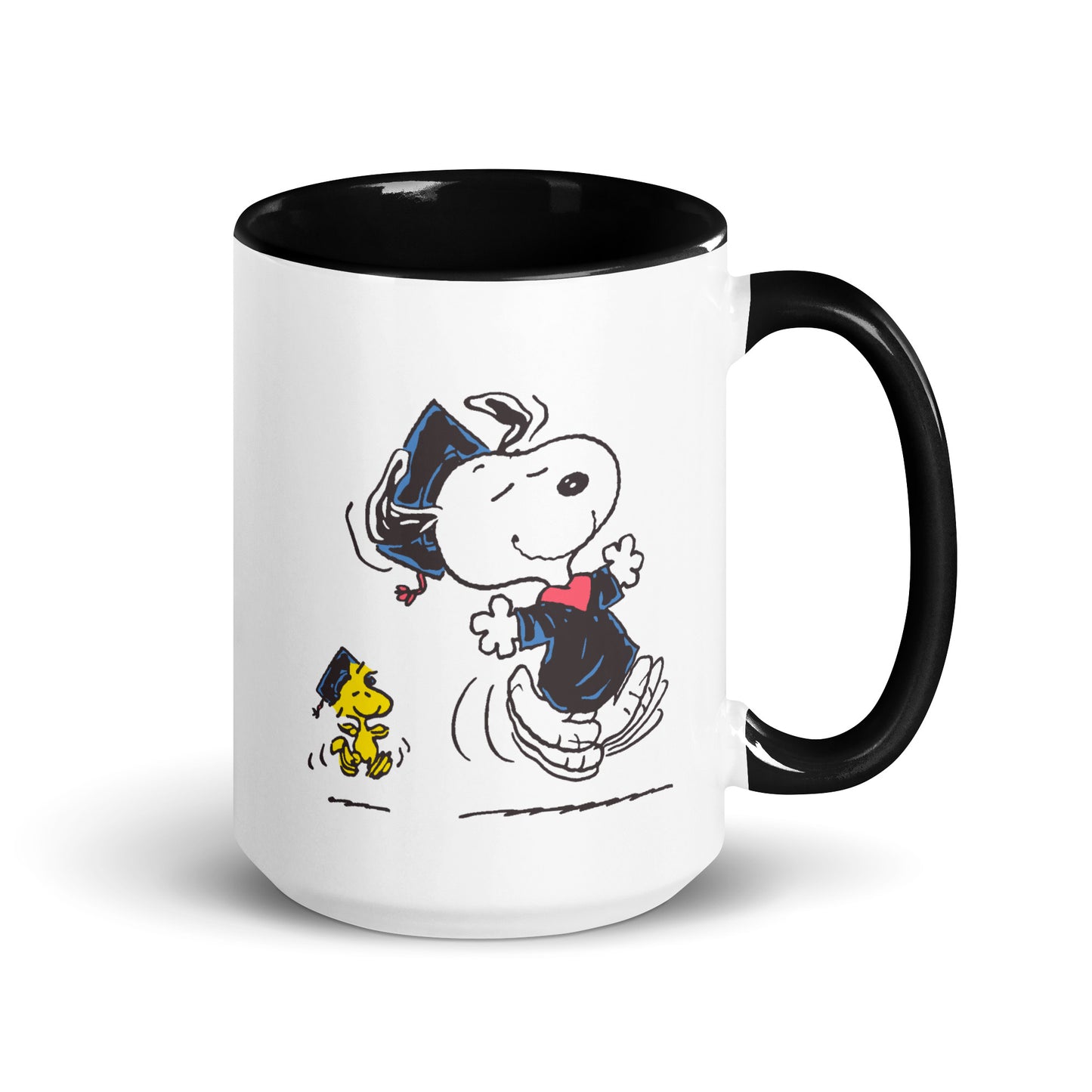 Peanuts Personalized Graduation Two-Tone Mug 15 oz