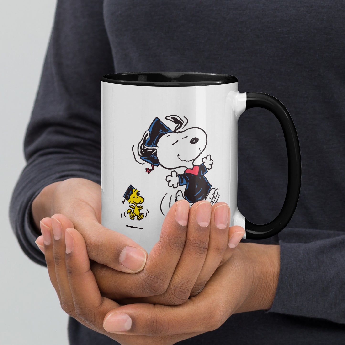 Peanuts Personalized Graduation Two-Tone Mug