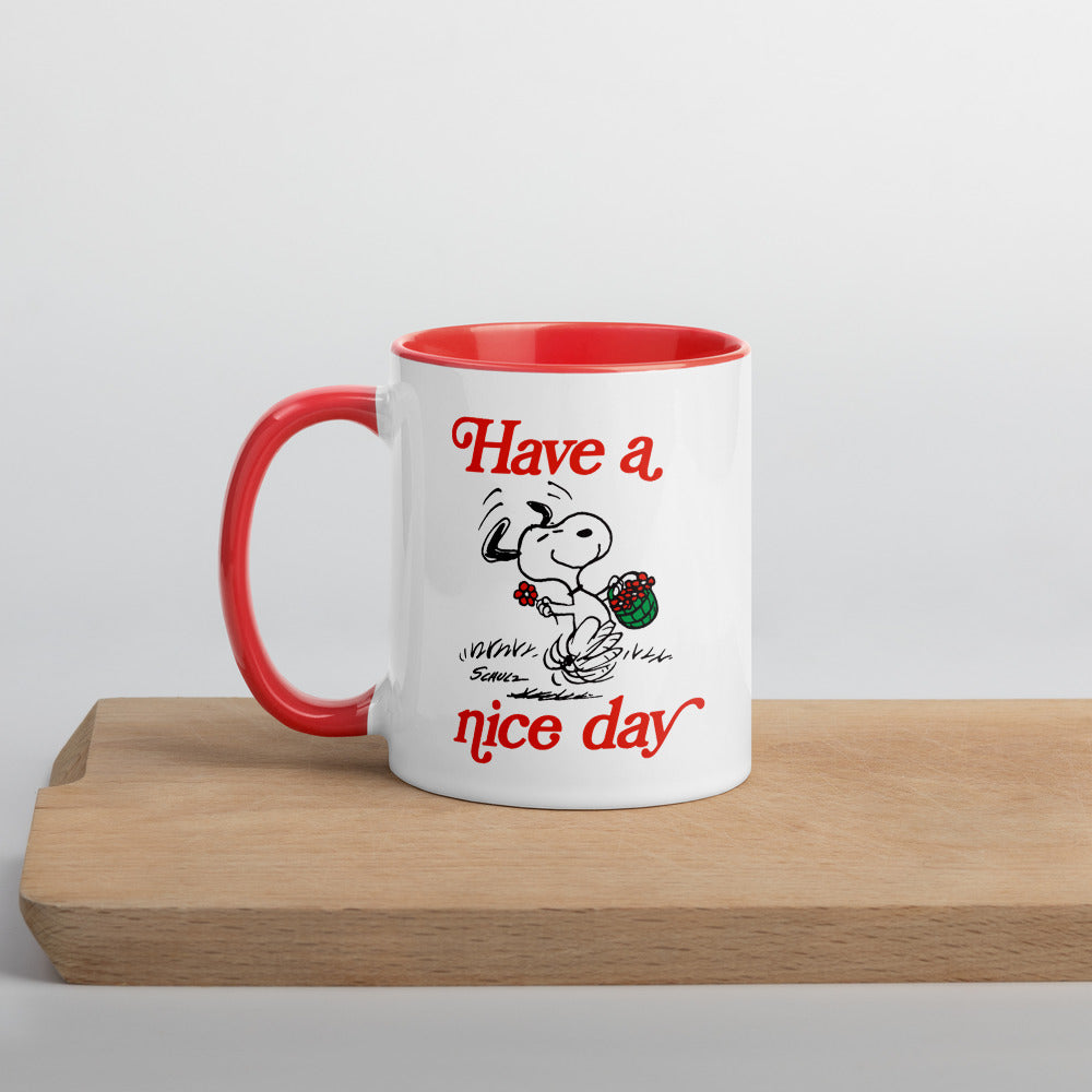 Peanuts Snoopy Have A Nice Day Two-Tone Mug