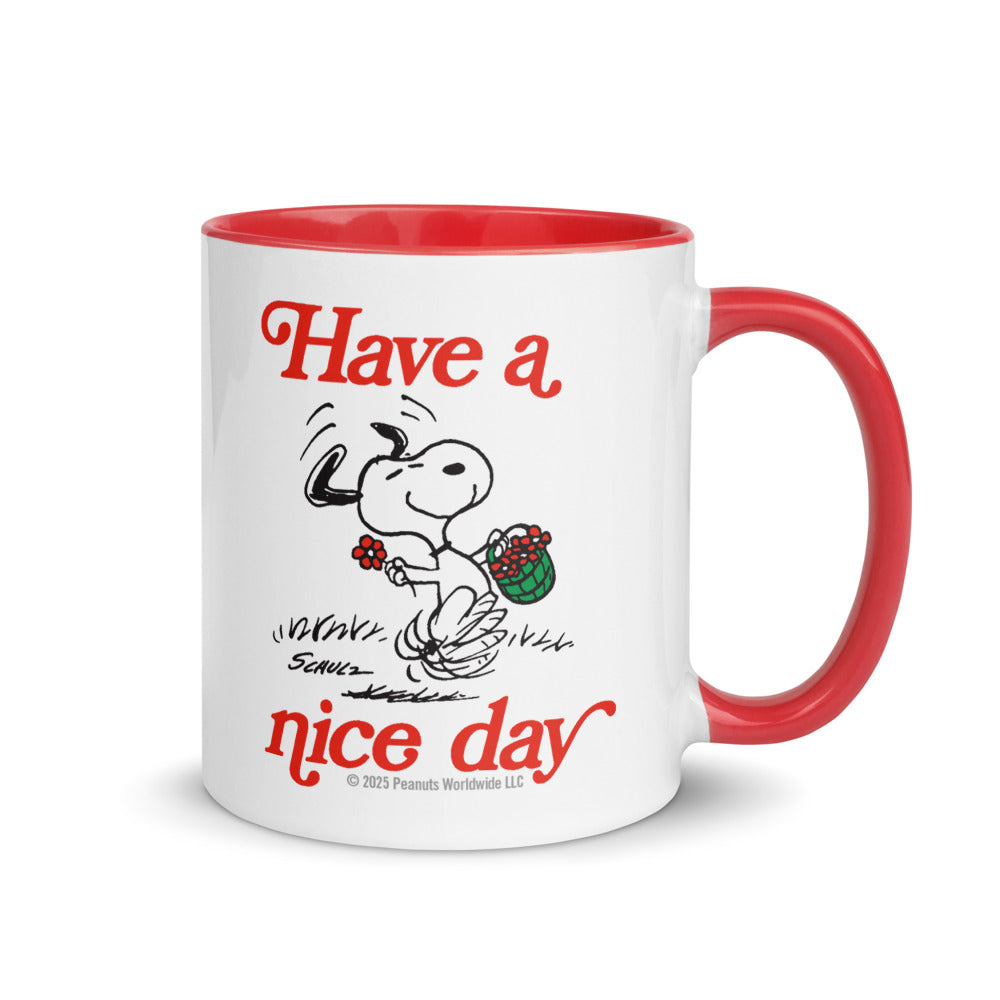 Peanuts Snoopy Have A Nice Day Two-Tone Mug