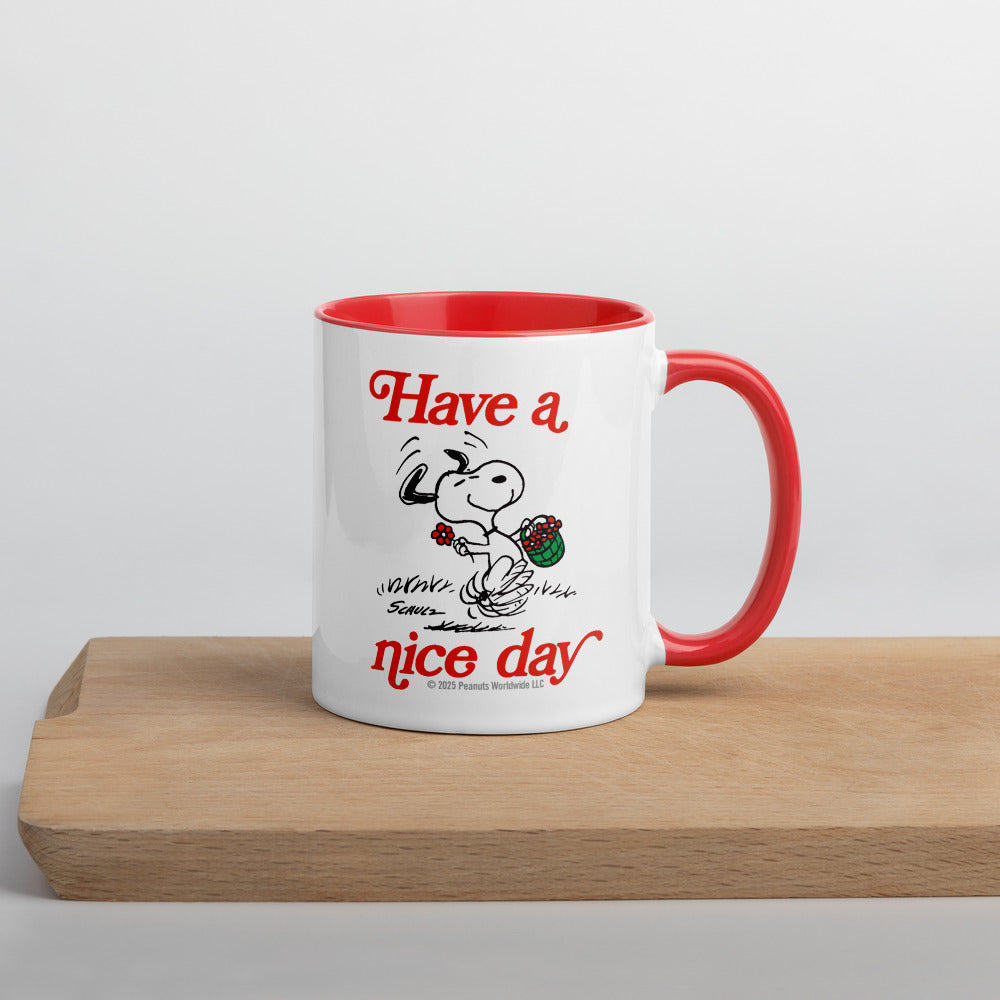 Peanuts Snoopy Have A Nice Day Two-Tone Mug