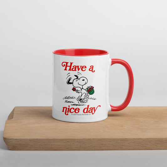 Peanuts Snoopy Have A Nice Day Two-Tone Mug 11 oz-3
