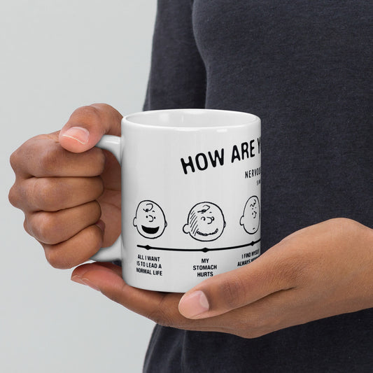 Peanuts Charlie Brown How Are You Feeling Mug  11 oz-2