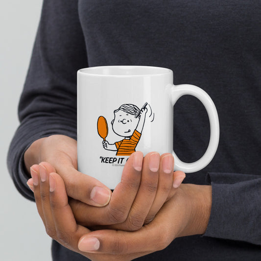 Chuck's Barber Shop White Mug-4