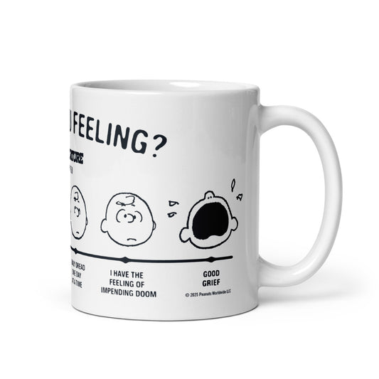 Peanuts Charlie Brown How Are You Feeling Mug  11 oz-1