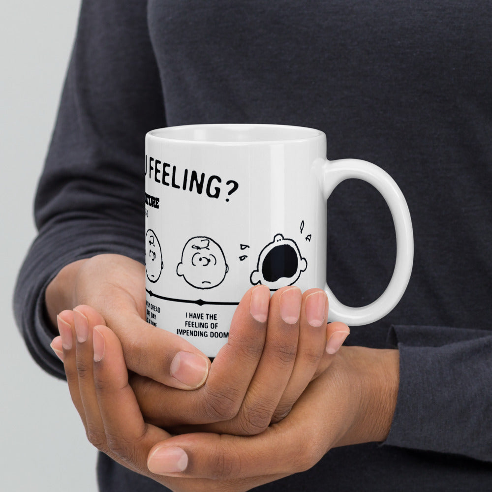 Peanuts Charlie Brown How Are You Feeling Mug