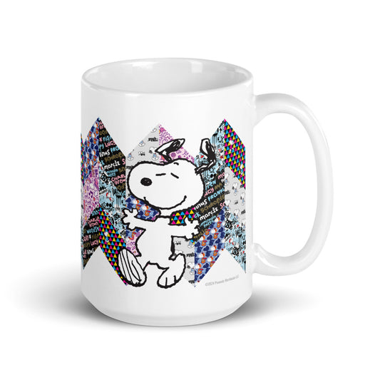 Peanuts Snoopy Pattern Mix Mug-7