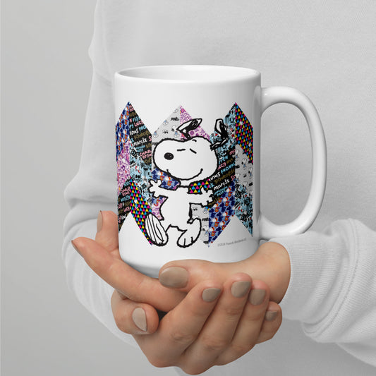 Peanuts Snoopy Pattern Mix Mug-11