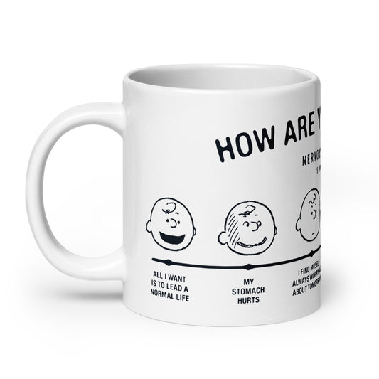 Peanuts Charlie Brown How Are You Feeling Mug  11 oz-8