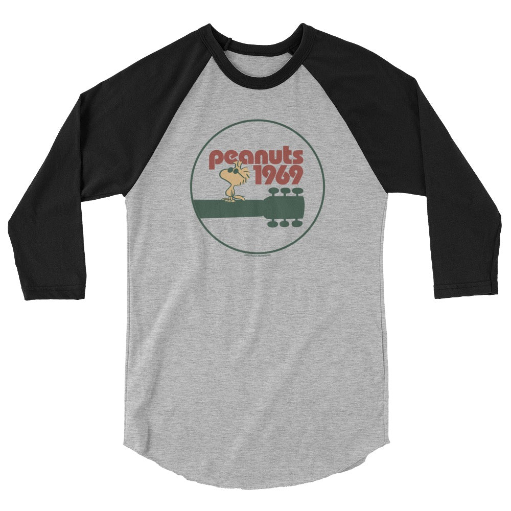 Woodstock Guitar ¾ Sleeve Raglan T-Shirt