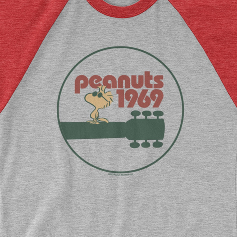 Woodstock Guitar ¾ Sleeve Raglan T-Shirt