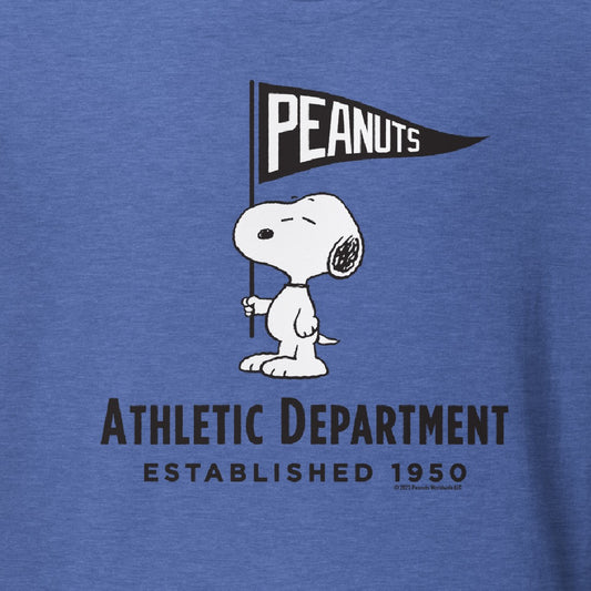 Peanuts Athletic Department Snoopy Adult T-Shirt-1