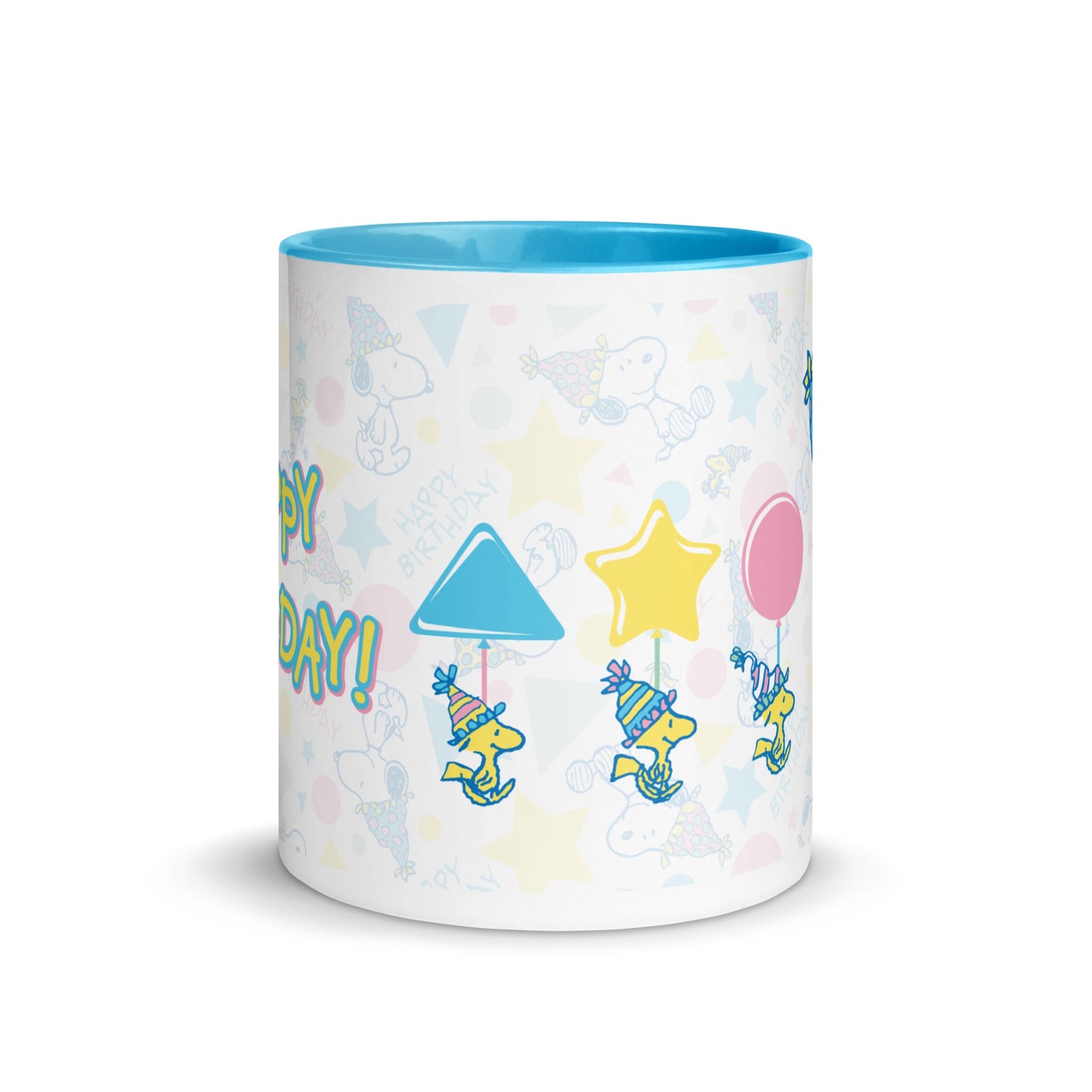 Happy Birthday Pattern Two Tone Mug