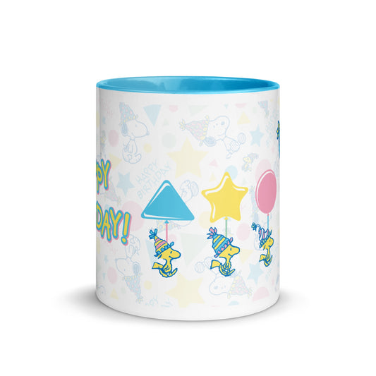 Happy Birthday Pattern Two Tone Mug-1