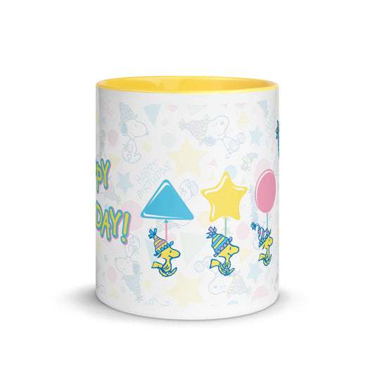 Happy Birthday Pattern Two Tone Mug-7