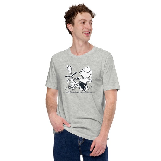 Charlie Brown & Snoopy Adult T-Shirt-3