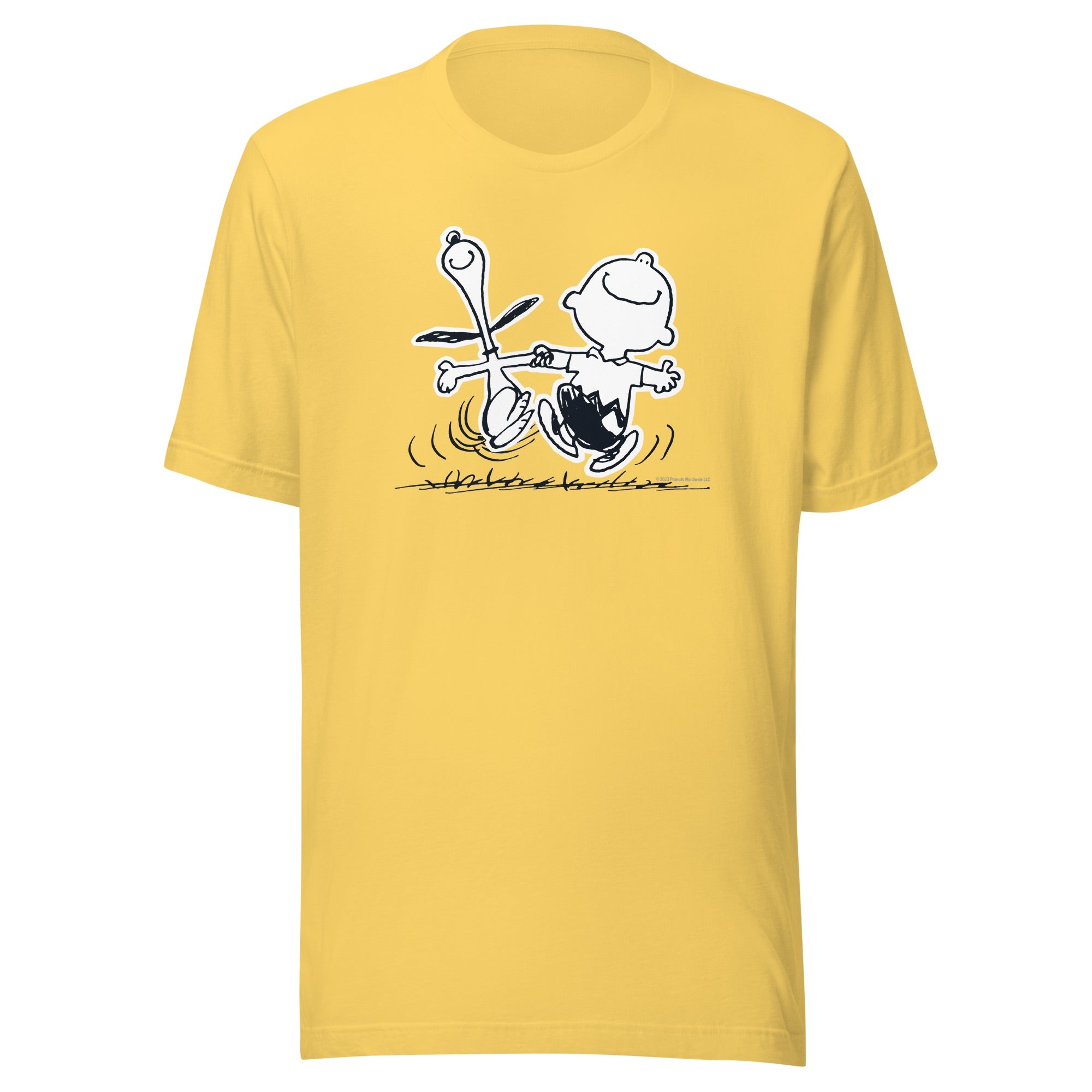 yellow snoopy t shirt