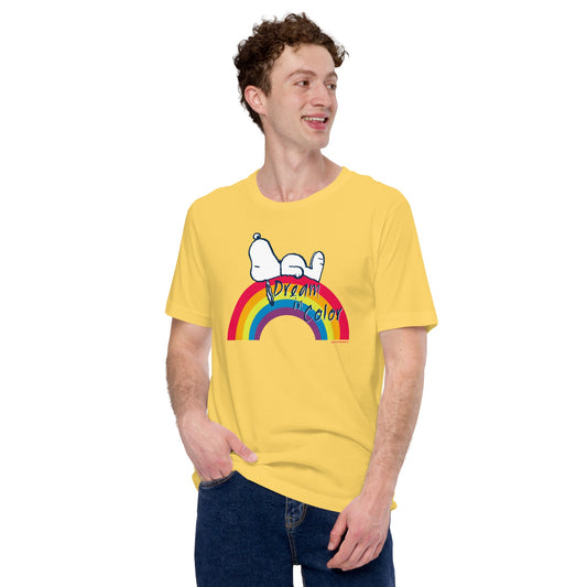 Snoopy Dream in Color Adult T-Shirt-3