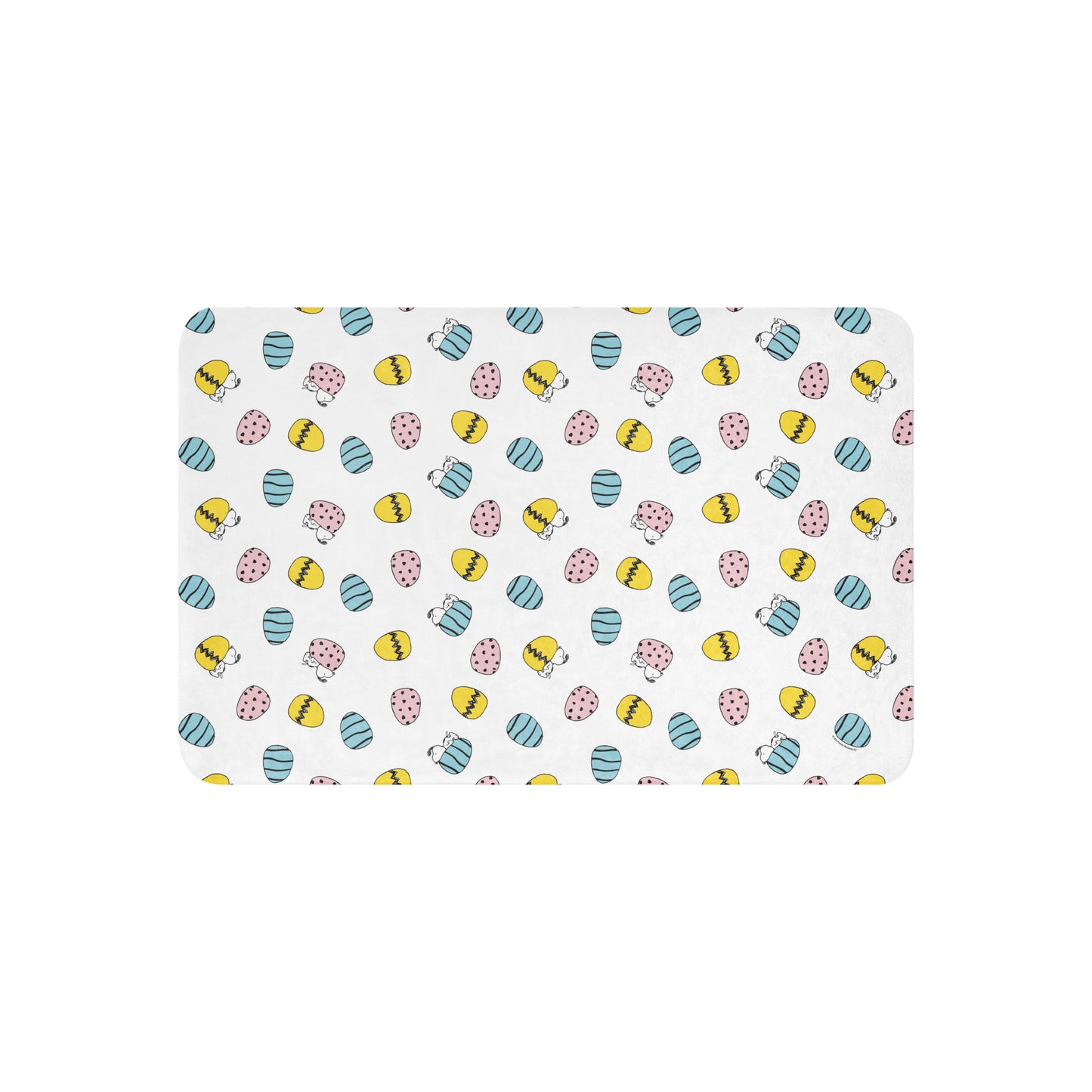 Peanuts Snoopy Easter Eggs Sherpa Blanket