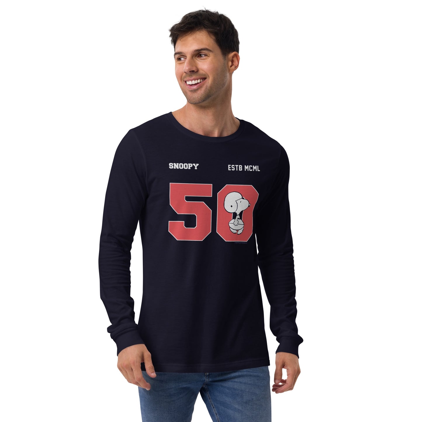 Snoopy 50 Adult Long Sleeve T-Shirt