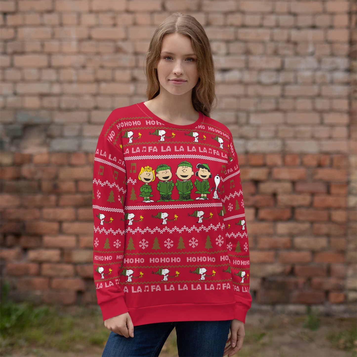 Peanuts Gang Holiday Knitted Unisex Crewneck