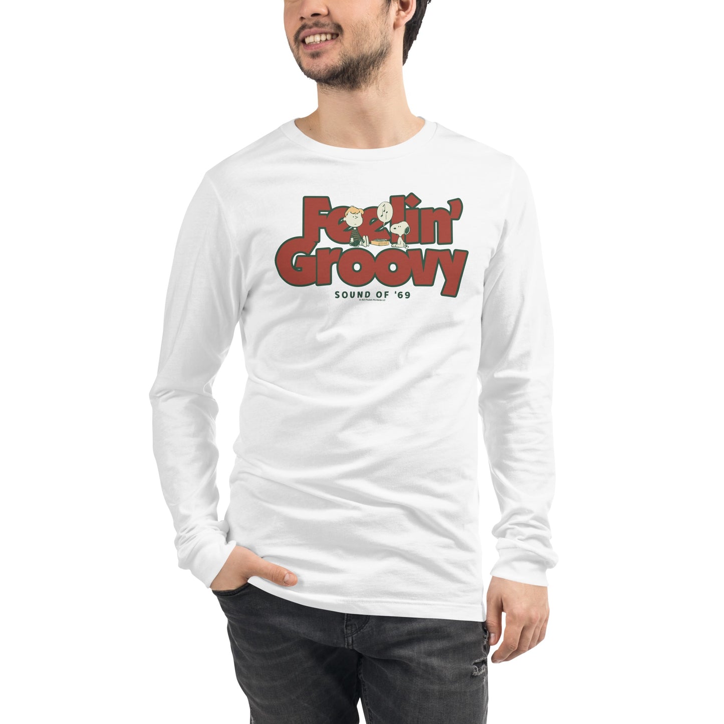 Schroeder Feelin Groovy Adult Long Sleeve T-Shirt
