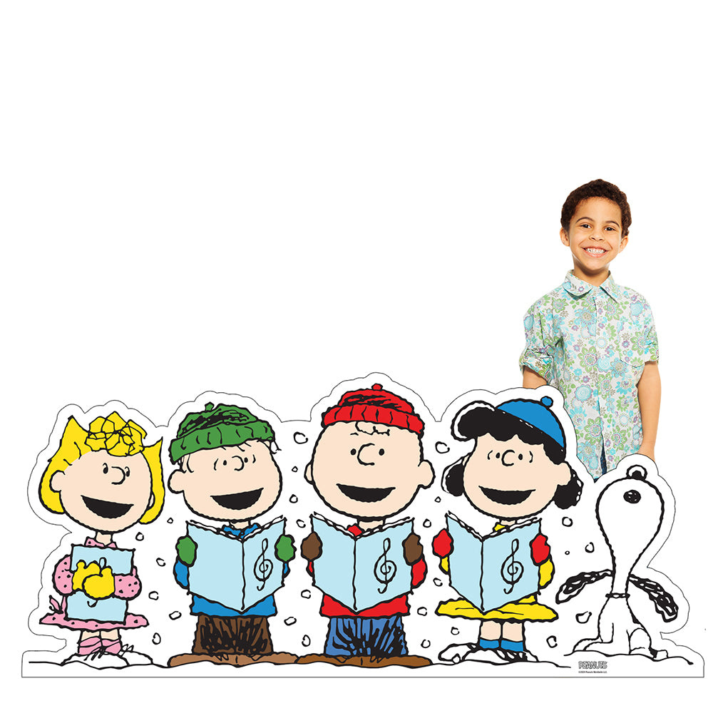 Peanuts Gang Chorus Cardboard Cutout Standee