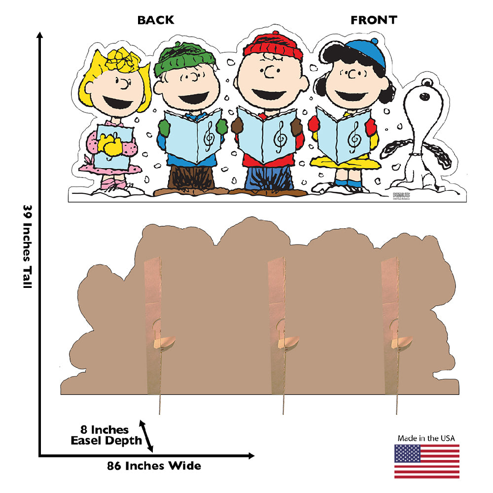 Peanuts Gang Chorus Cardboard Cutout Standee