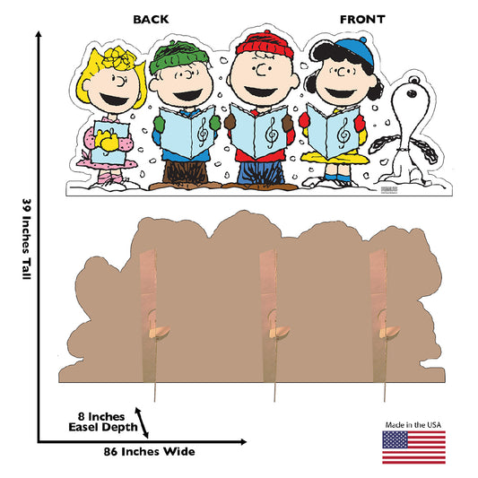 Peanuts Gang Chorus Cardboard Cutout Standee-2