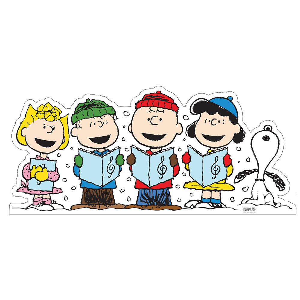 Peanuts Gang Chorus Cardboard Cutout Standee