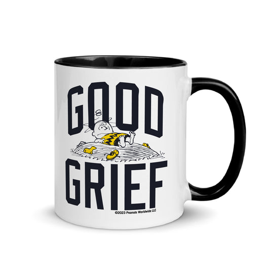 Charlie Brown Good Grief Two Tone Mug-1