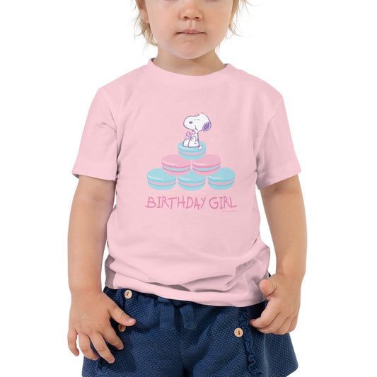 Snoopy Birthday Girl Toddler Tee-2