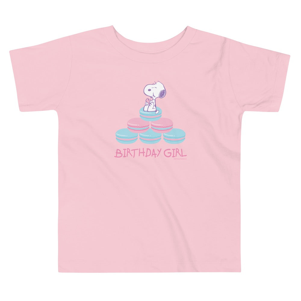 Snoopy Birthday Girl Toddler Tee