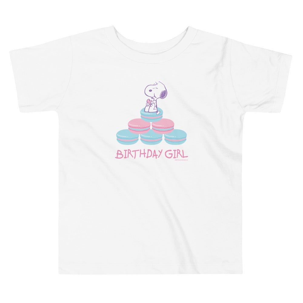 Snoopy Birthday Girl Toddler Tee