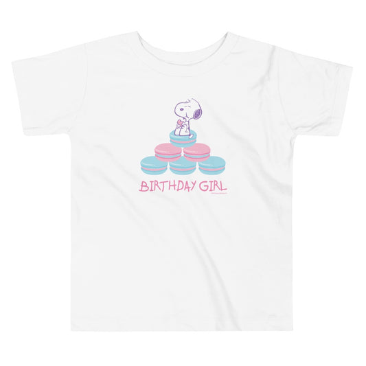 Snoopy Birthday Girl Toddler Tee-1