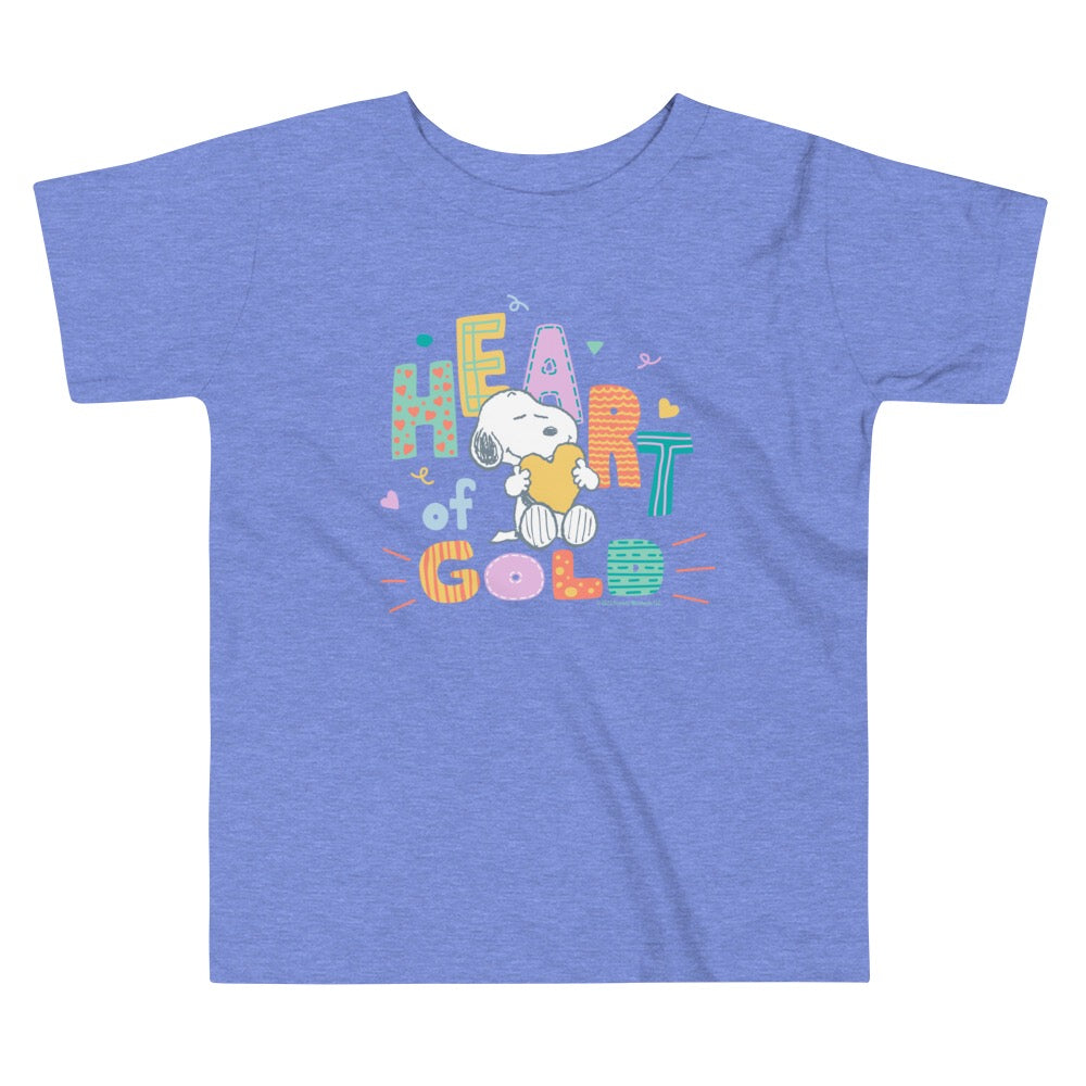 Snoopy Heart of Gold Toddler T-Shirt