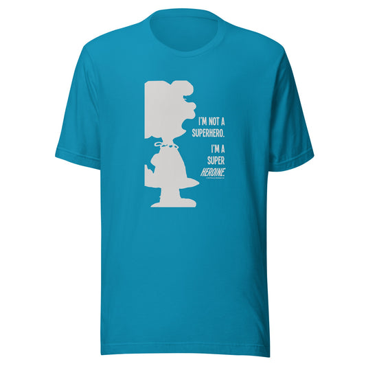 Lucy I'm Not A Superhero, I'm A Super Heroine Adult T-Shirt-0