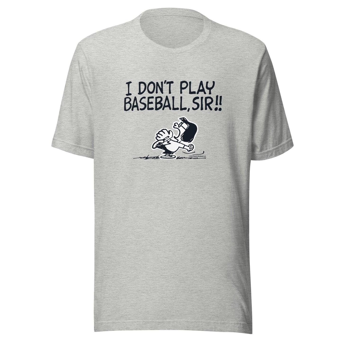 Marcie I Don't Play Baseball Adult T-Shirt