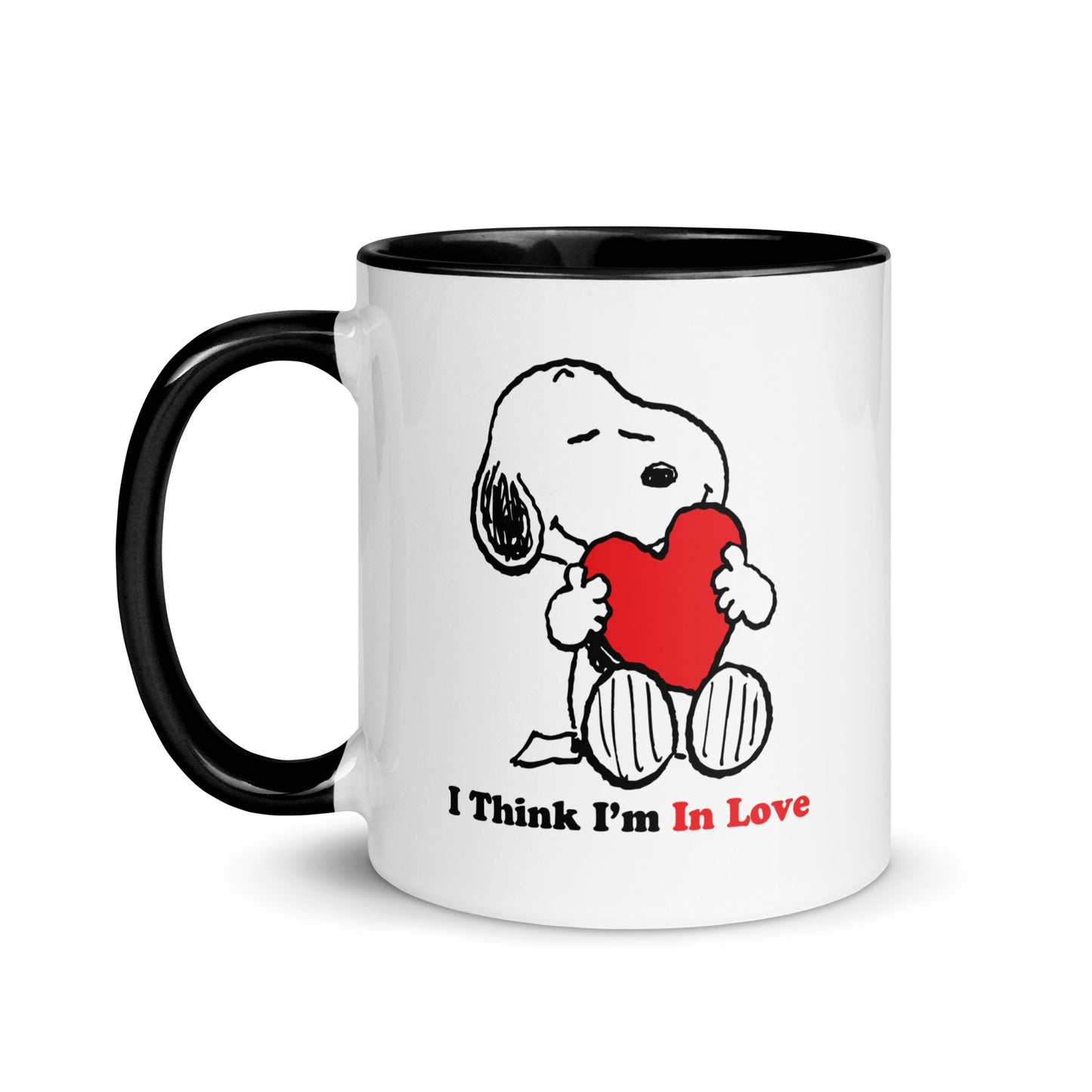 Snoopy I Think I'm In Love Two Tone Mug