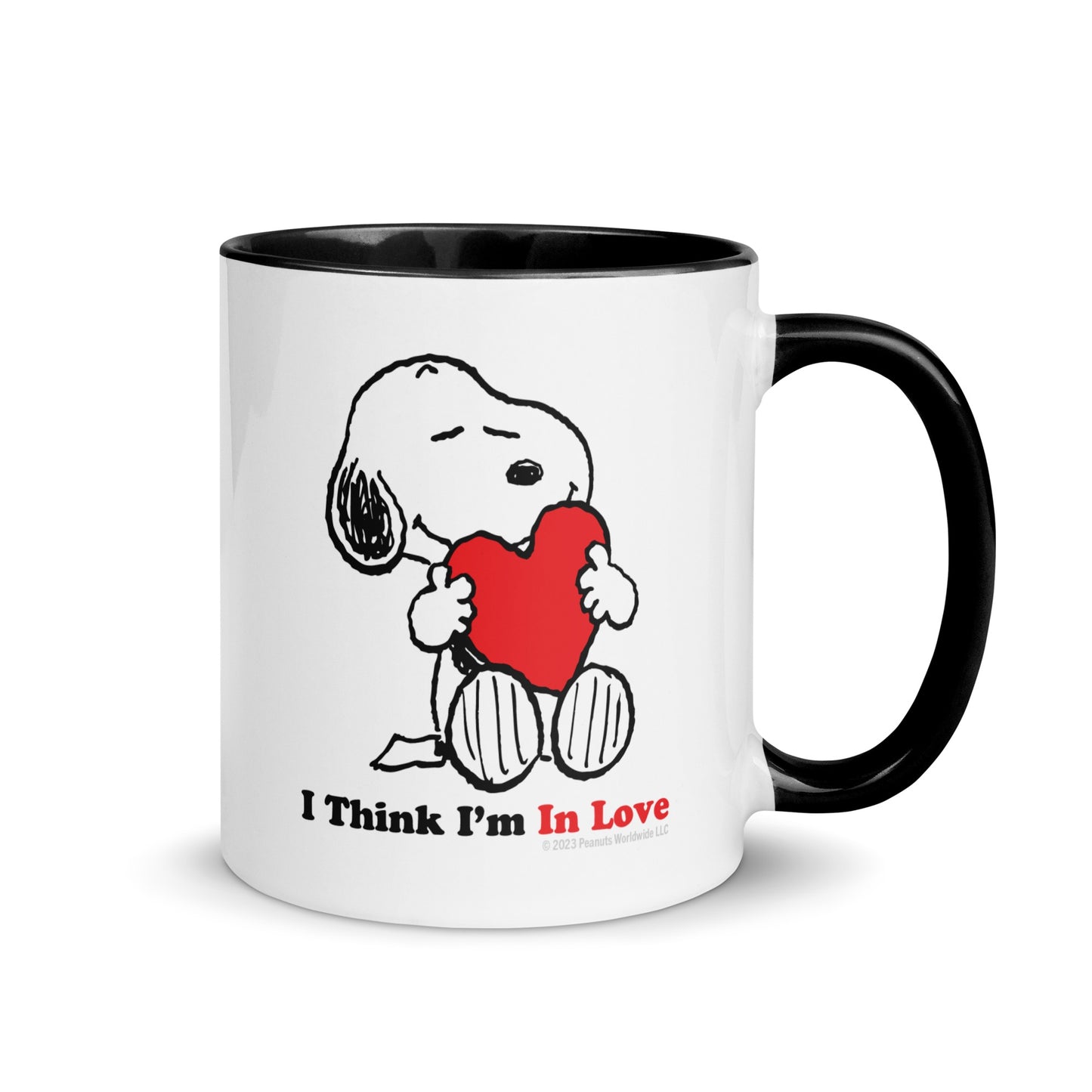 Snoopy I Think I'm In Love Two Tone Mug