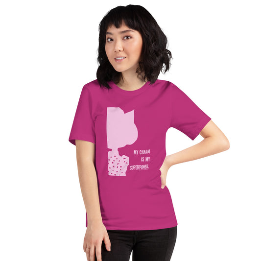 Sally My Charm Is My Superpower Adult T-Shirt-2