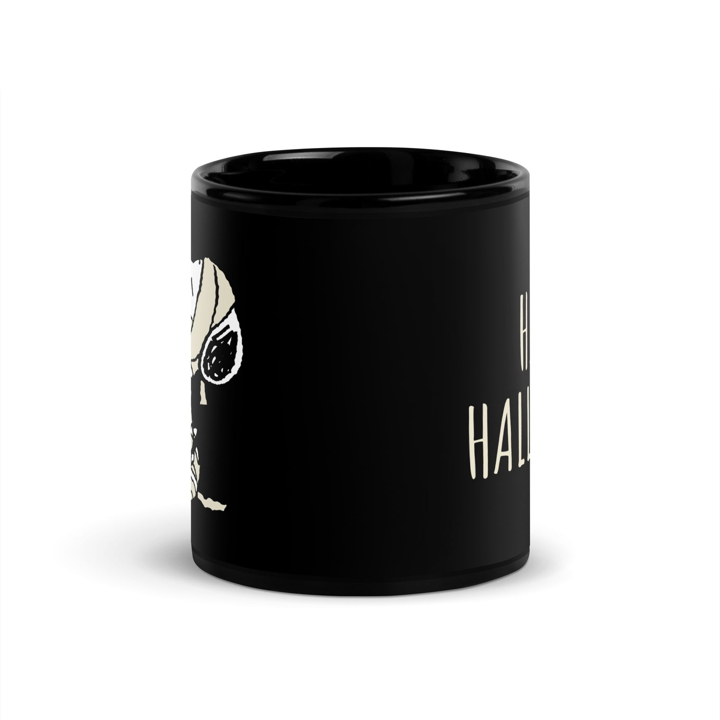 Snoopy & Woodstock Mummy Black Mug