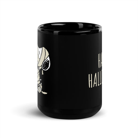 Snoopy & Woodstock Mummy Black Mug-4