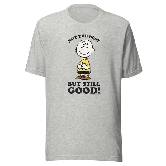 Charlie Brown Not The Best But Still Good Adult T-Shirt-1