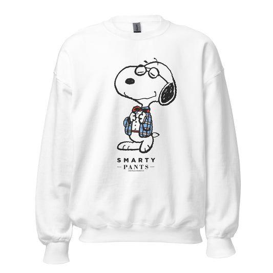 Snoopy Smarty Pants Adult Sweatshirt-4