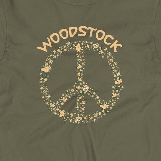 Woodstock Peace Adult Long Sleeve T-Shirt-1