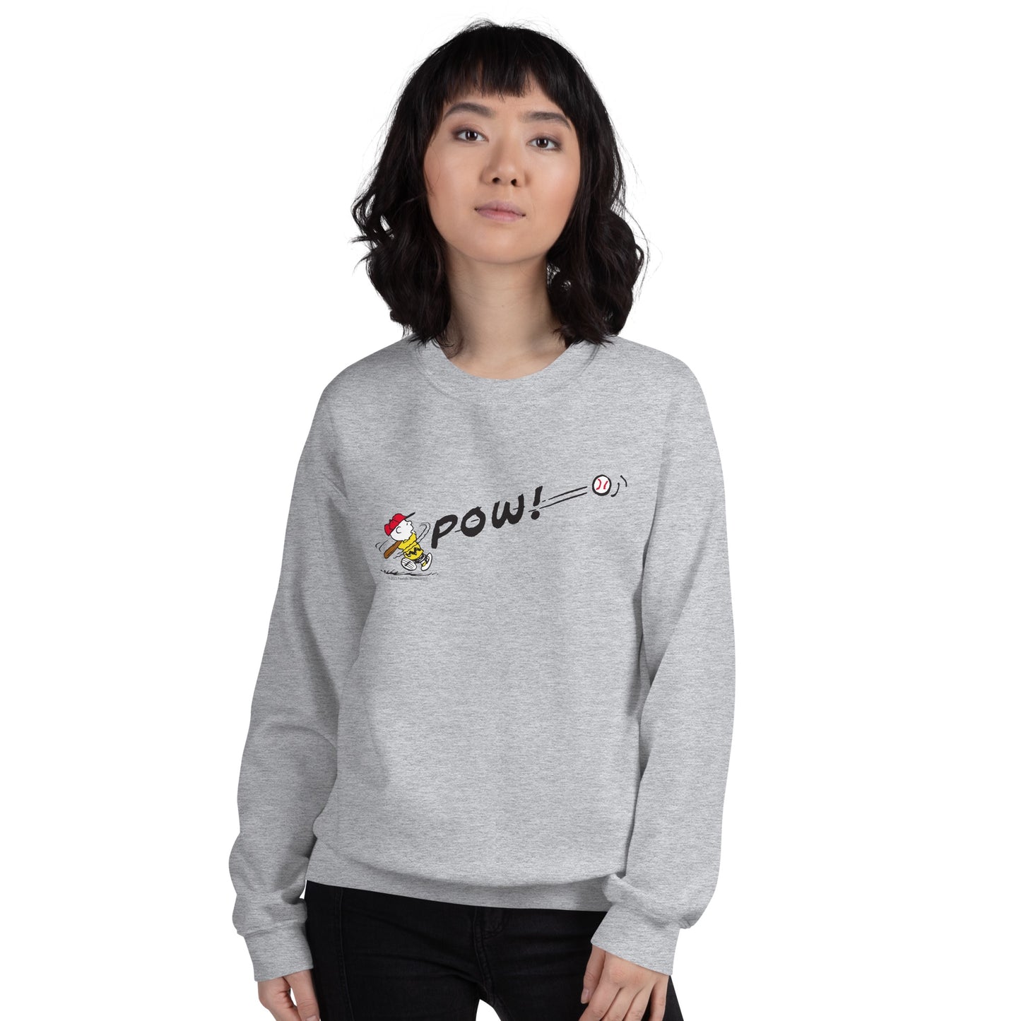 Charlie Brown Pow Adult Sweatshirt